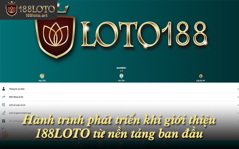 Hành trình phát triển khi giới thiệu 188LOTO từ nền tảng ban đầu